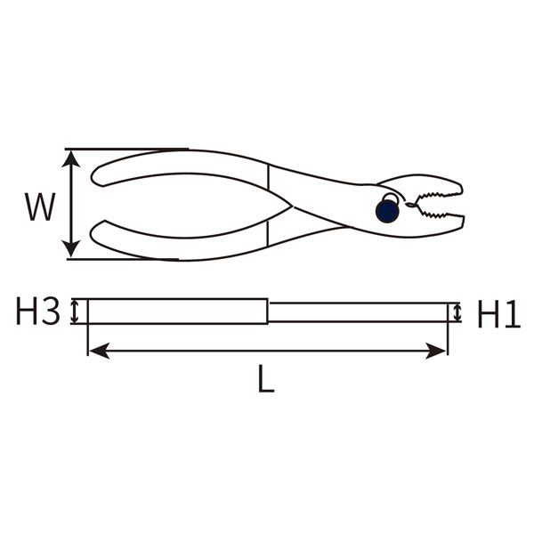 專業(yè)級雙色柄鯉魚鉗