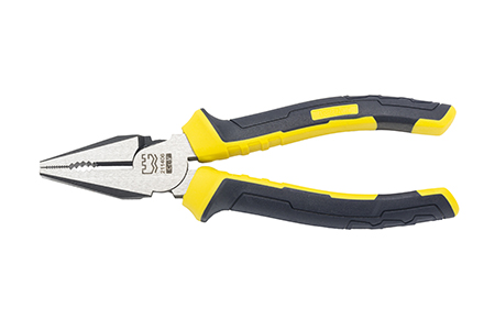 Great Wall Industrial-Grade German-Style Bi-Color Handle Combination Pliers，Labor-Saving