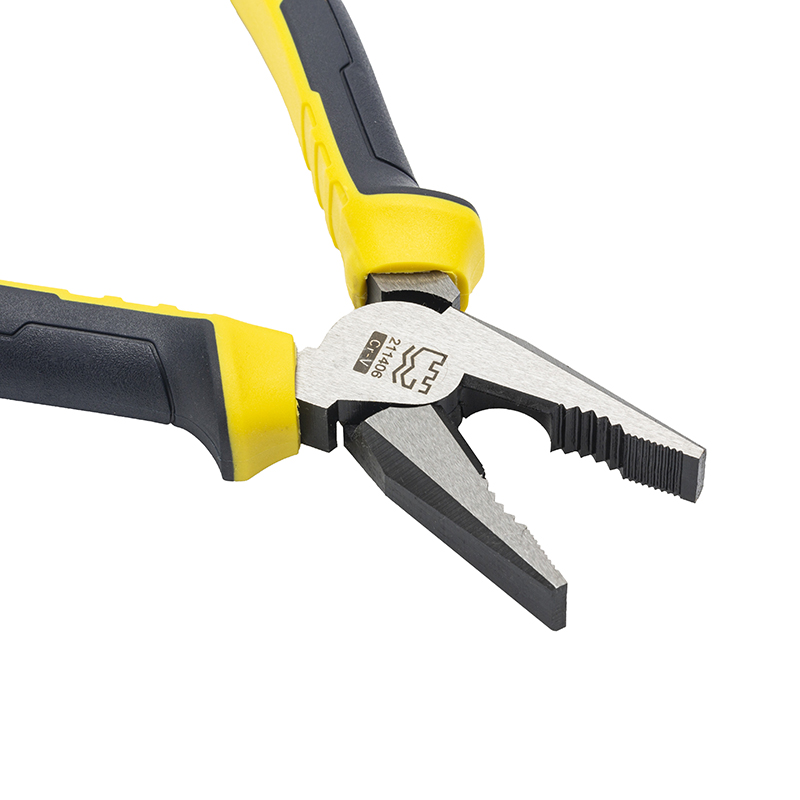 Great Wall Industrial-Grade German-Style Bi-Color Handle Combination Pliers，Labor-Saving