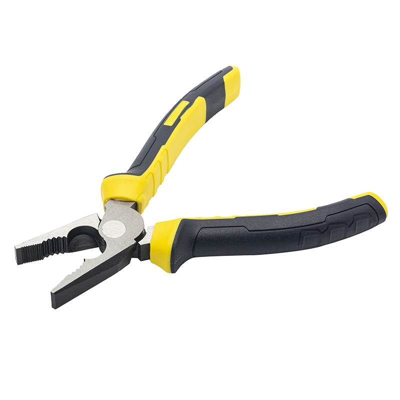 Great Wall Industrial-Grade German-Style Bi-Color Handle Combination Pliers，Labor-Saving