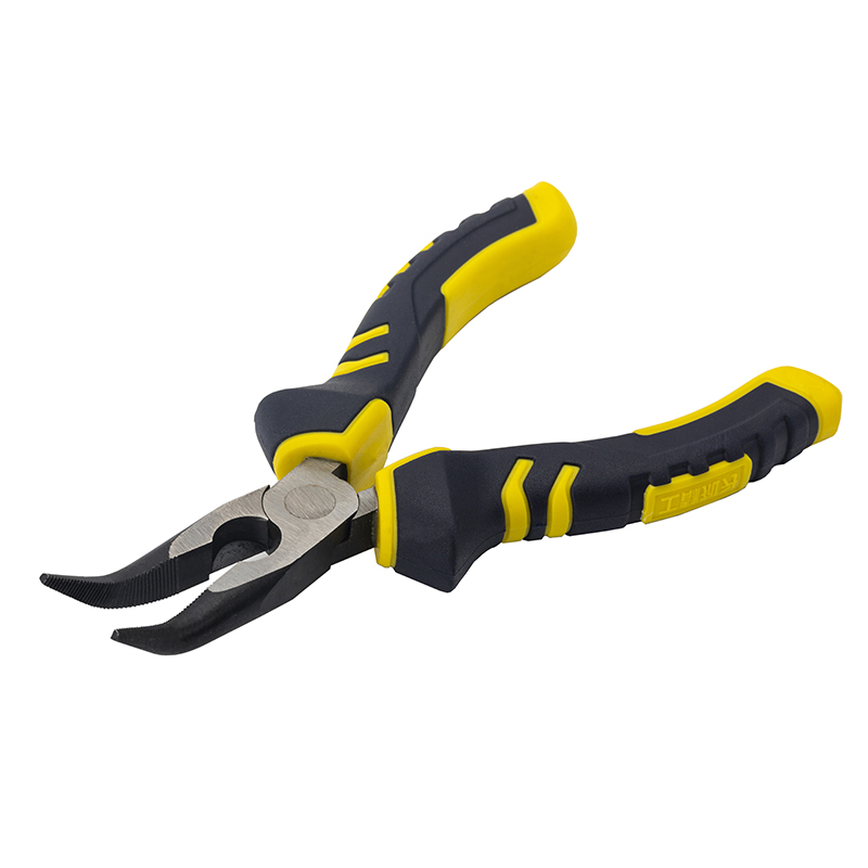 Great Wall Professional Cr-V European-Style Polished Long Bent Nose Pliers