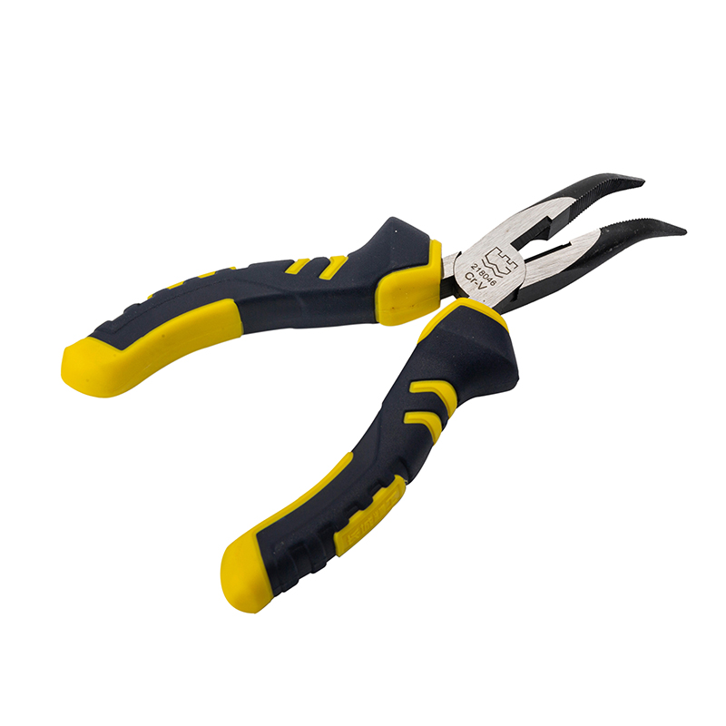 Great Wall Professional Cr-V European-Style Polished Long Bent Nose Pliers