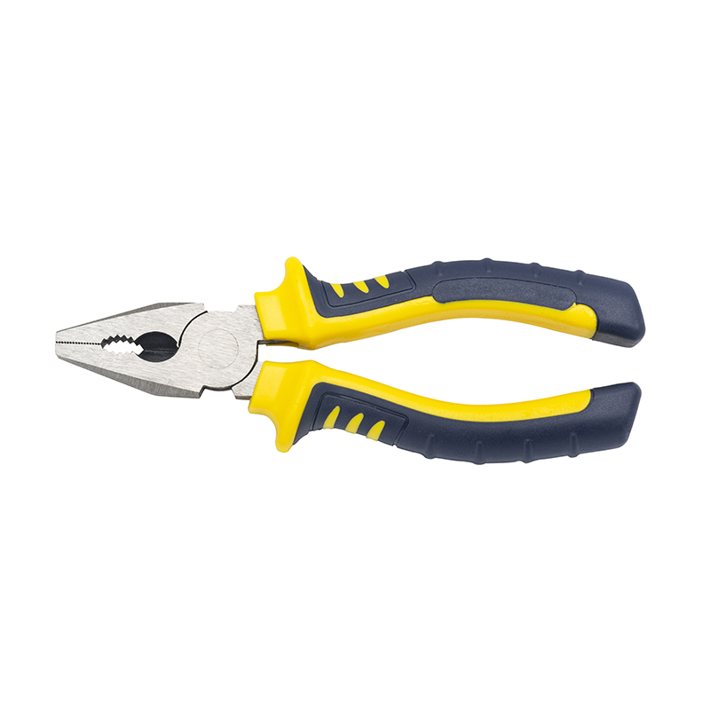 Great Wall Cr-V European-Style Bi-Color Handle Polished Combination Pliers