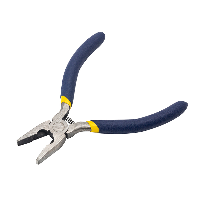 Great Wall American-Style Polished Mini Combination Pliers, Dip Handle