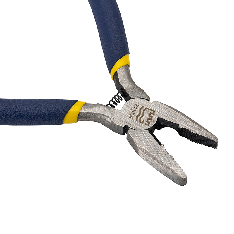 Great Wall American-Style Polished Mini Combination Pliers, Dip Handle