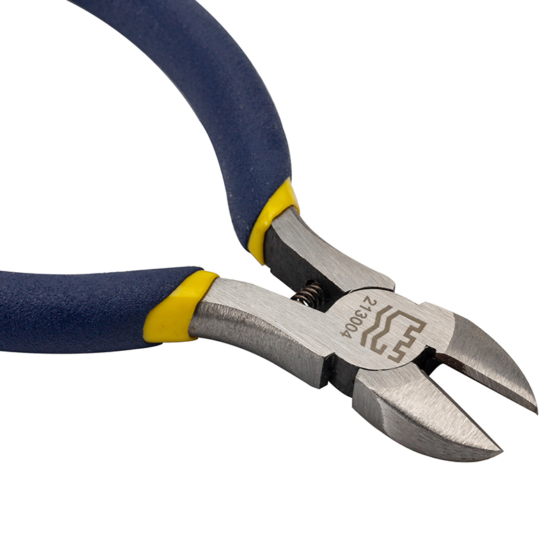 Great Wall American-Style Polished Mini Diagonal Cutters Pliers, Dip Handle