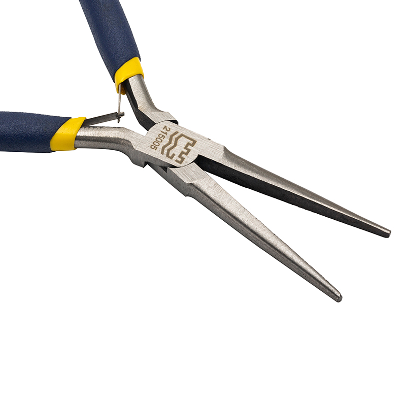 Great Wall American-Style Polished Mini Needle Nose Pliers, Dip Handle