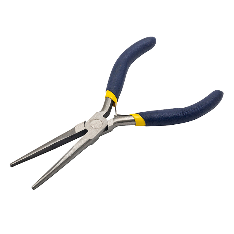 Great Wall American-Style Polished Mini Needle Nose Pliers, Dip Handle