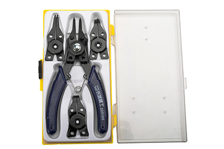 Great Wall 5pcs Spray Coated Handle Multifunctional Snap Ring Pliers Set