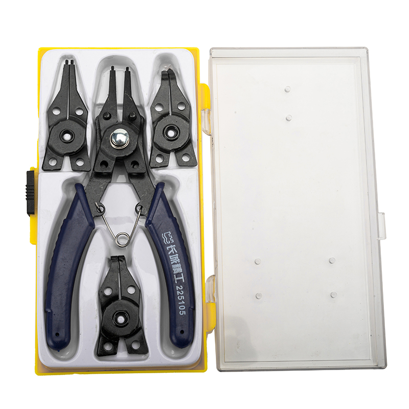 Great Wall 5pcs Spray Coated Handle Multifunctional Snap Ring Pliers Set