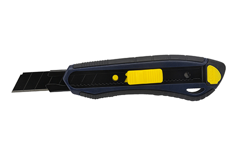 Great Wall Rubber Housing Handle Economic 8-Point Snap-Off Blade Utility Knife