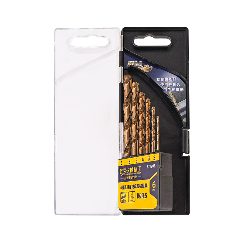 Great Wall 6-Piece Straight Cobalt Twist Drill Set