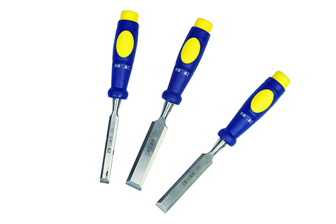 Great Wall 3pcs Dual Color Plastic Handle Wood Chisel Set