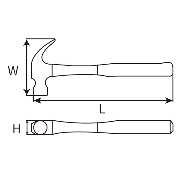 Great Wall Steel Handle Claw Hammer