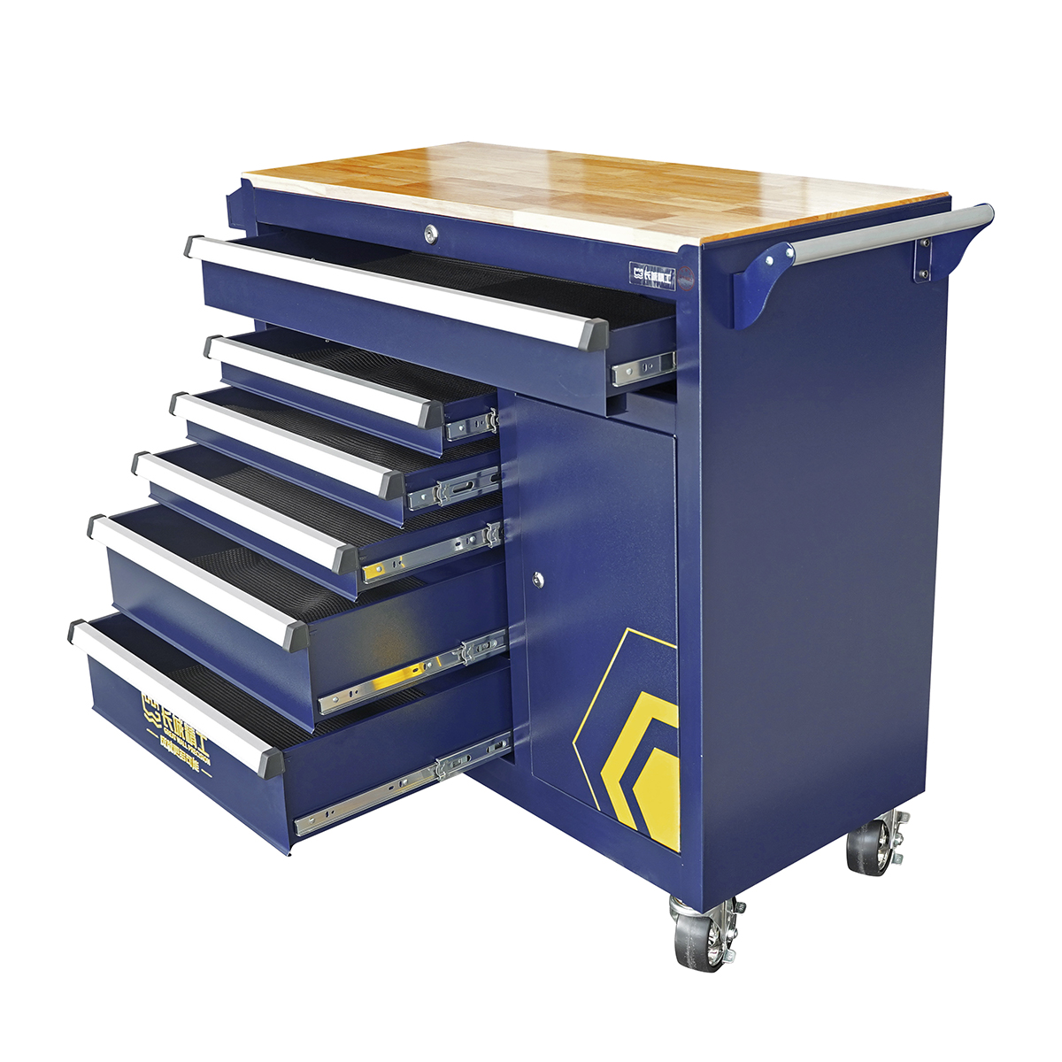 Great Wall 6-Drawer Tool Cart with Side Doors