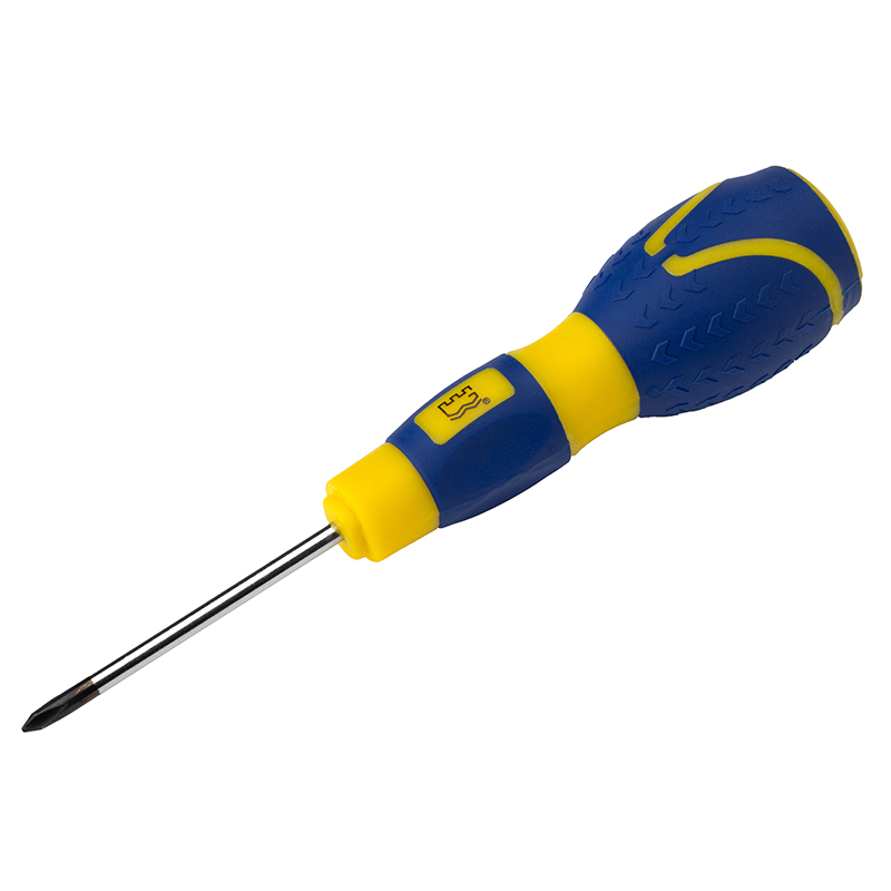 Great Wall Torpedo-shaped Cr-V Steel Durable Rubber Handle Phillips Screwdriver