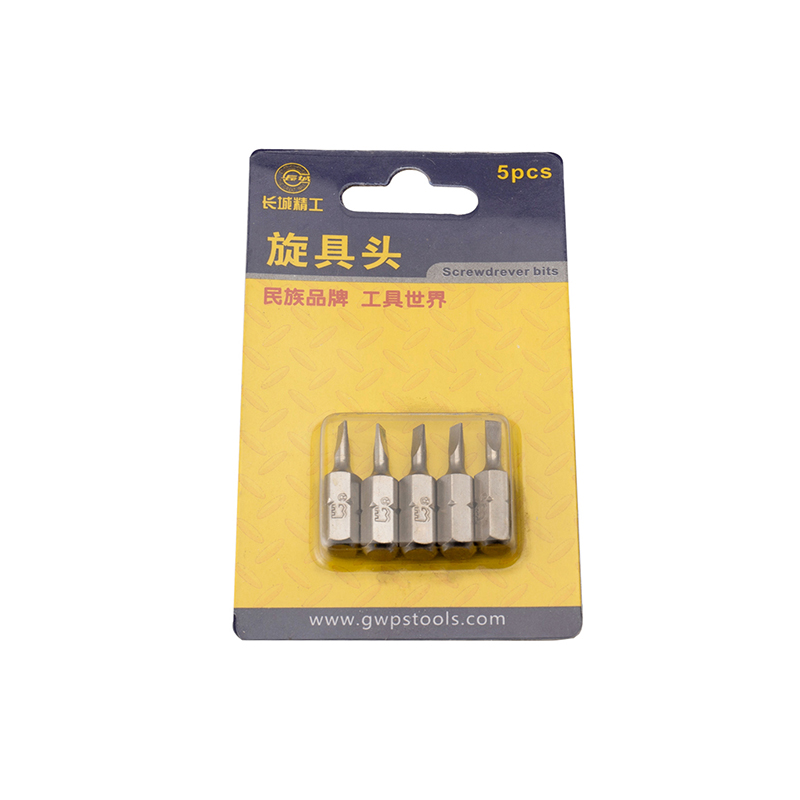 Great Wall 6.3mm/25mm Slotted Screwdriver Bits