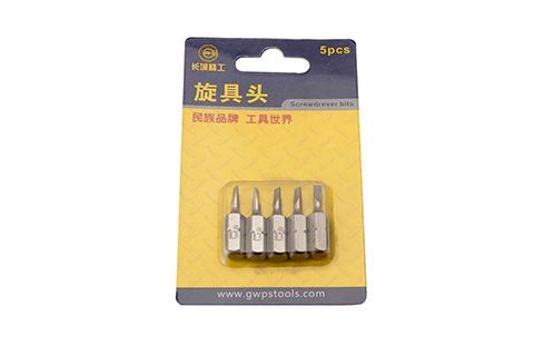 Great Wall 6.3mm/25mm Slotted Screwdriver Bits