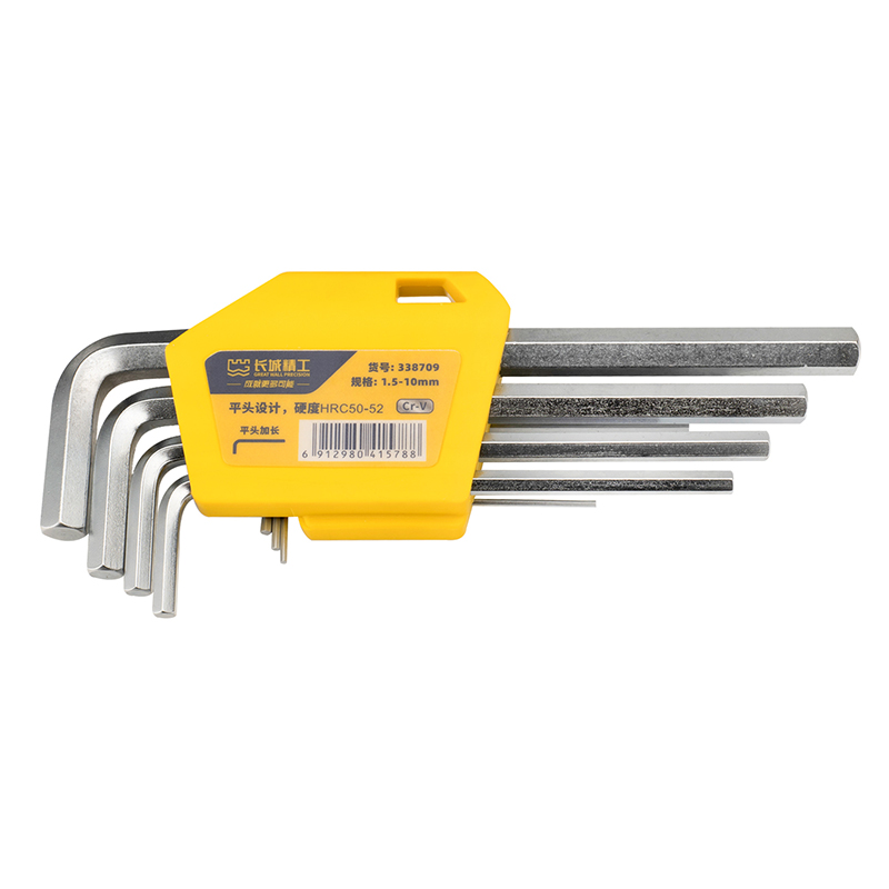 Great Wall 9pcs Matte Finish Flat End Long Hex Key Set