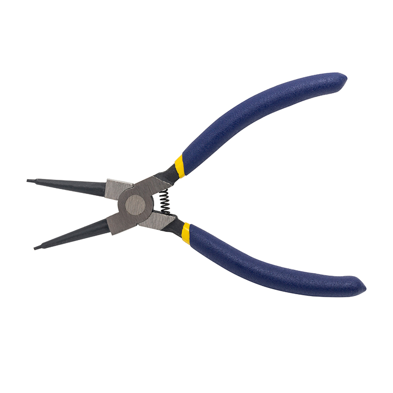 Great Wall Cr-V American-Style Polished Straight Internal Snap Ring Pliers, Dip Handle