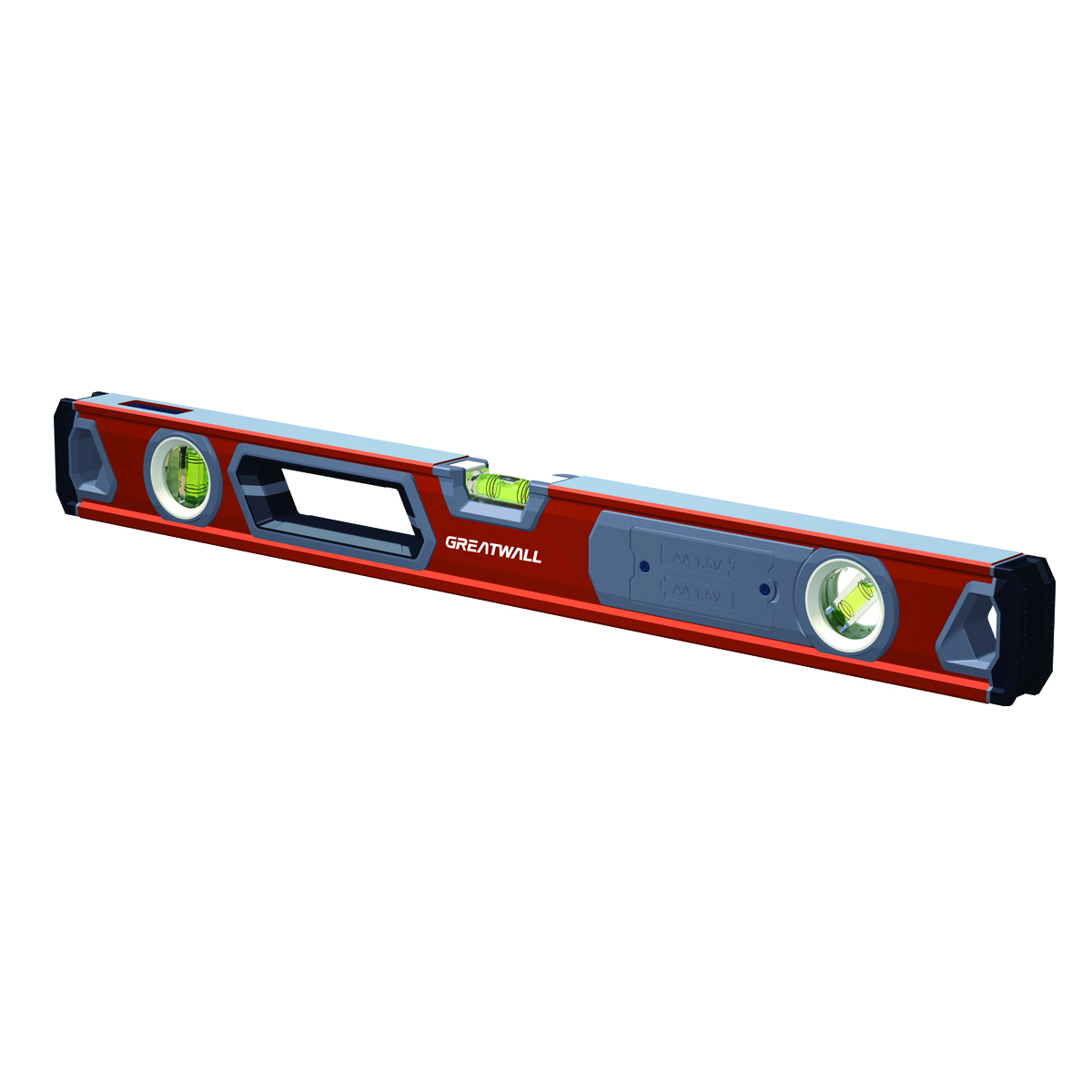 High accuracy spirit level GWP-D70B  with LED illuminated vials